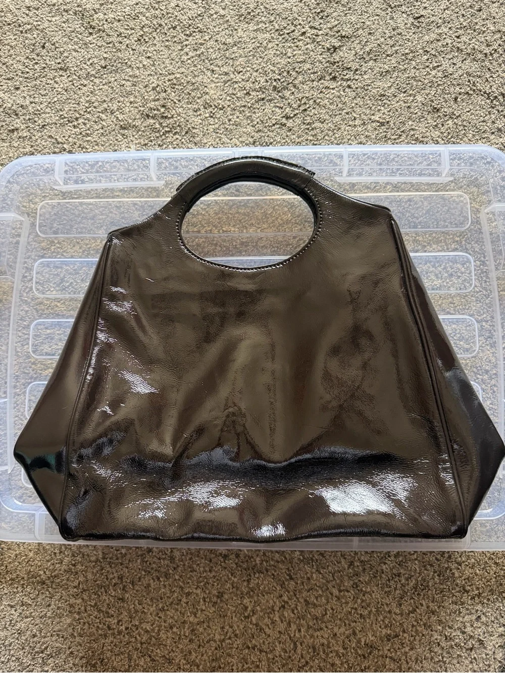 Kate Spade Maximillian Maxwell Owl Tote featuring patent leather and suede